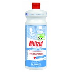 MILIZID SENSITIVE – SOLUTIE SANITARA SI ANTI-CALCAR PENTRU CEI CU SENSIBILITATE LA SOLUTII CHIMICE