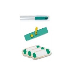 Mop cu Cadru Plat de Plastic 50cm si Bat de Aluminiu 140cm